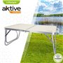 Table Piable Aktive Crème 60 x 25 x 40 cm (4 Unités) 100,99 €