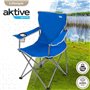 Chaise de camping pliante Aktive Bleu 45 x 82 x 47 cm (4 Unités) 148,99 €