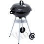 Roues de barbecue au charbon de bois Aktive Noir 46 x 89 x 46 cm 125,99 €