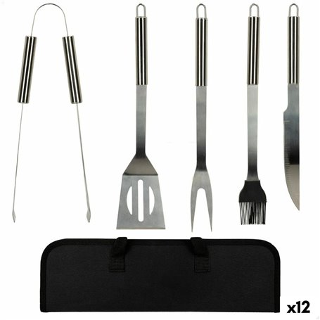 Ustensiles pour barbecues Aktive 7,5 x 35 x 1,9 cm Acier inoxydable Sili 209,99 €