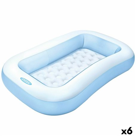 Pataugeoire gonflable pour enfants Intex Rectangulaire Bleu Blanc 166 x  149,99 €