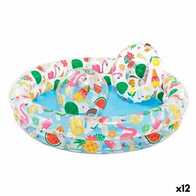 Pataugeoire gonflable pour enfants Intex Tropical Anneaux 122 x 25 cm 15 169,99 €