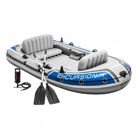 Bateau gonflable Intex Excursion 4 Bleu Blanc 315 x 43 x 165 cm 319,99 €