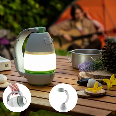 Lanterne de Camping Multifonctionnelle Rechargeable 4 en 1 Calam InnovaG 26,99 €