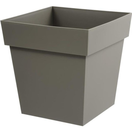 EDA Pot de fleur carré Toscane - 39 x 39 x H 39 cm - 38 L - Taupe 106,99 €