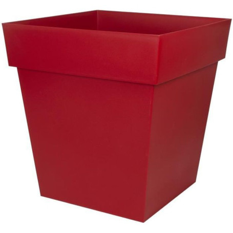 EDA Pot carré Toscane - 50 cm - 87 L - Rouge 227,99 €