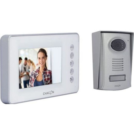 CHACON Visiophone 4 fils couleur 4.3 blanc mains libres 109,99 €