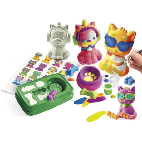 Clementoni - Coffret création d'animaux en plâtre - Loisirs Créatif - F 30,99 €