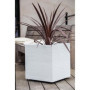 EDA Pot carré Graphit - 39 x 39 x 43 cm - Contenance 31L - Blanc cérusé 157,99 €