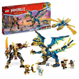 LEGO NINJAGO 71796 Le Dragon Élémentaire contre le Robot de l'Impératric 119,99 €
