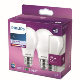 Philips ampoule LED Equivalent 75W E27 Blanc froid non dimmable. verre. 21,99 €