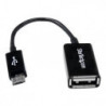 Câble adaptateur Micro USB à USB Host OTG de 12 cm - Adaptat 14,99 €