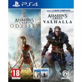Assassin's Creed Odyssey + Assassin's Creed Valhalla - Jeu PS4 - Compila