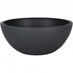 EDA PLASTIQUE - Pot vasque Graphit'Up Ø 30 - 5.5L - Gris anthracite