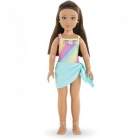 Coffret Luna a la plage COROLLE GIRLS - poupée mannequin - 5 accessoires