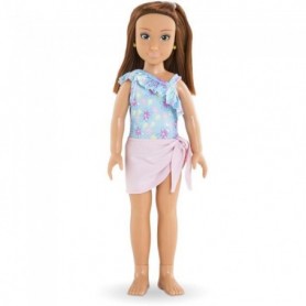 Coffret Zoé a la plage COROLLE GIRLS - poupée mannequin - 5 accessoires