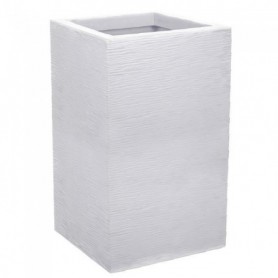 Pot EDA Graphit Up Carré Blanc 29,5 x 29,5 x 49,5 cm