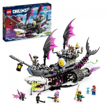 LEGO DREAMZzz 71469 Le Vaisseau Requin des Cauchemars. Construire un Jou