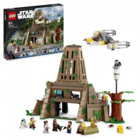LEGO Star Wars 75365 La Base Rebelle de Yavin 4. Jouet avec 10 Minifigur