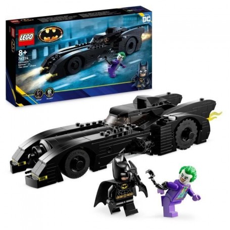LEGO DC 76224 La Batmobile : Poursuite entre Batman et le Joker. Jouet d