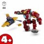 LEGO Marvel 76263 La Hulkbuster d'Iron Man Contre Thanos. Jouet de Super