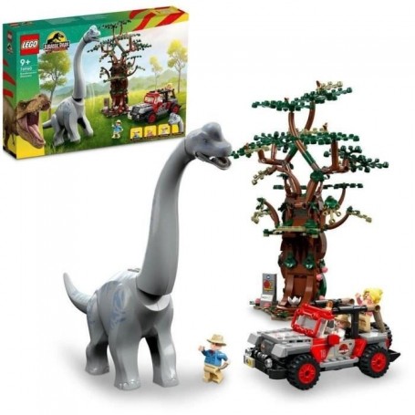 LEGO Jurassic Park 76960 La Découverte du Brachiosaure. Jouet avec Figur
