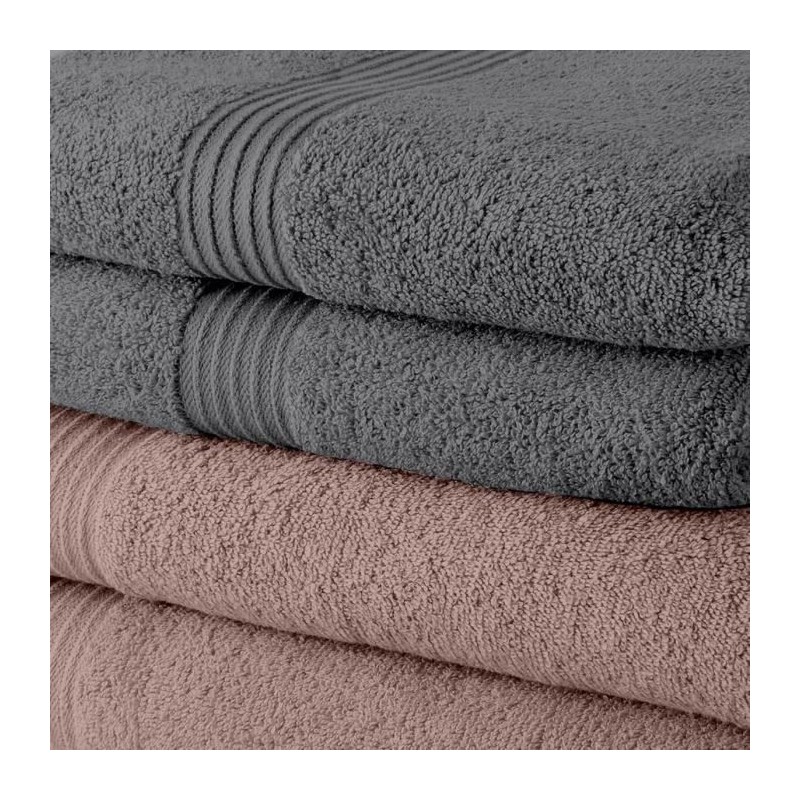 Image secondaire de Ensemble de serviettes de toilette TODAY Gris 10 Pièces 70 x 130 cm