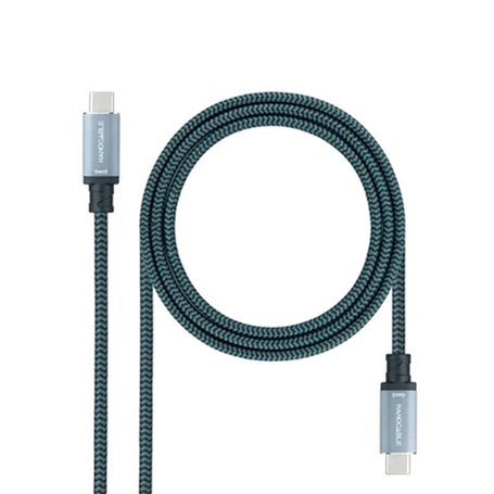 Câble USB C NANOCABLE 10.01.4101-COMB Vert 1 m