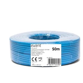 Câble Réseau Rigide UTP 6ème Catégorie Ewent IM1222 Bleu 50 m