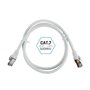 Câble Réseau Rigide FTP 7ème Catégorie iggual IGG318638 Blanc 5 m