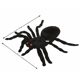 Araignée Noir 20 x 17 cm