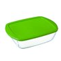 Boîte à repas rectangulaire avec couvercle Pyrex Cook&store Px Vert 2,5 