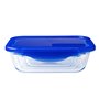 Boîte à lunch hermétique Pyrex Cook & Go 20,5 x 15,5 x 6 cm Bleu 800 ml 