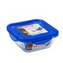 Boîte à lunch hermétique Pyrex Cook & Go 16,7 x 16,7 x 7 cm Bleu 850 ml 