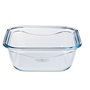 Boîte à lunch hermétique Pyrex Cook & Go 16,7 x 16,7 x 7 cm Bleu 850 ml 