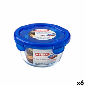 Boîte à lunch hermétique Pyrex Cook & go 15,5 x 15,5 x 8,5 cm Bleu 700 m