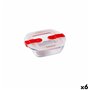 Boîte à lunch hermétique Pyrex Cook & Heat 15 x 12 x 4 cm 350 ml Transpa