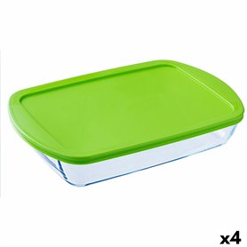 Boîte à repas rectangulaire avec couvercle Pyrex Cook & store Transparen