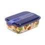 Boîte à lunch hermétique Luminarc Easy Box Bleu verre (6 Unités) (1,22 L