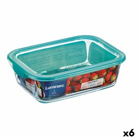Boîte à repas rectangulaire avec couvercle Luminarc Keep'n Lagon 12 x 8,