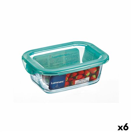 Boîte à repas rectangulaire avec couvercle Luminarc Keep'n Lagon 18,5 x 
