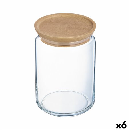 Bocal Luminarc Pav Transparent verre (1 L) (6 Unités)