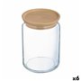 Bocal Luminarc Pav Transparent verre (1 L) (6 Unités)