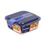 Boîte à lunch hermétique Luminarc Easy Box Bleu verre (760 ml) (6 Unités