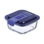 Boîte à lunch hermétique Luminarc Easy Box Bleu verre (380 ml) (6 Unités