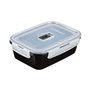 Boîte à lunch hermétique Luminarc Pure Box Noir 1,22 L verre (6 Unités)