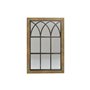 Miroir mural DKD Home Decor Marron Noir Métal Bouleau Naturel Fenêtre 60