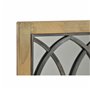 Miroir mural DKD Home Decor Marron Noir Métal Bouleau Naturel Fenêtre 60