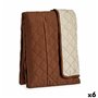 Housse de canapé Rembourré Marron Beige 290 x 200 x 0,5 cm (6 Unités)