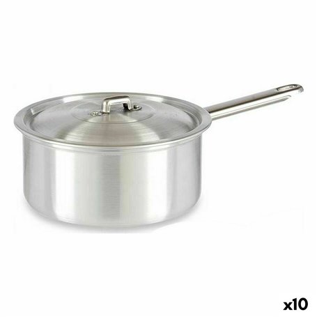 Casserole avec couvercle Argenté Aluminium 2 L 20 x 12 x 35,5 cm (10 Uni